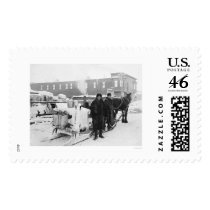 Water Wagon in Fairbanks Alaska 1915 Postage Stamp