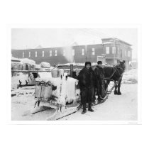 Water Wagon in Fairbanks Alaska 1915 posters