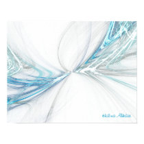 Water Wave Abstract Art Room Accent Signed by A... posters