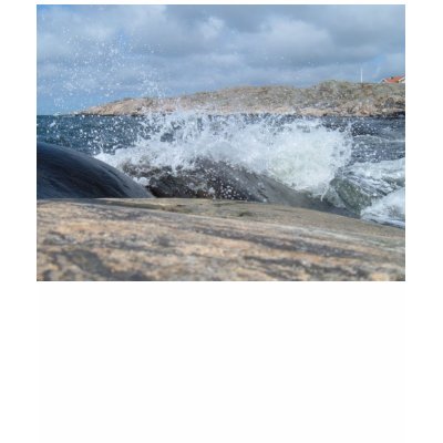 Water Wave Over Rock T Shirt by lifesphere