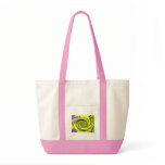 water wave xavier yellow tote bags