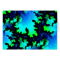 Water Ways Fractal Card