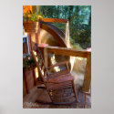 Water Wheel and porch posters