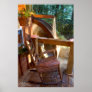 Water Wheel and porch Poster