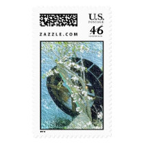 Water Wheel postage by Tsalagi56 Water Wheel postage