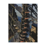 Water wheels of Hama Syria - Postcard