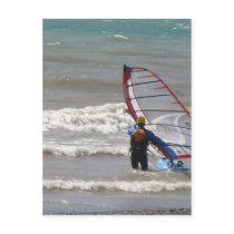 water-wind surfing postcards