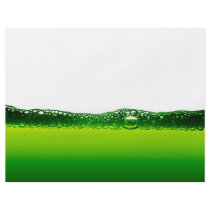 Water with bubbles flyer design