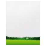 Water with bubbles customized letterhead