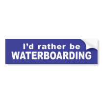 Waterboard Bumper Sticker