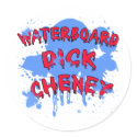Waterboard Dick Cheney Products stickers by Scarebaby Waterboard Dick Cheney Products stickers