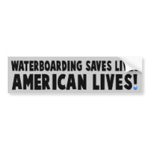 Waterboarding Bumper Sticker