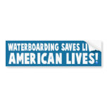 Waterboarding Bumper Sticker bumper stickers