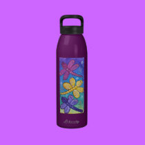 Waterbottle-Dragonflies at play water bottles