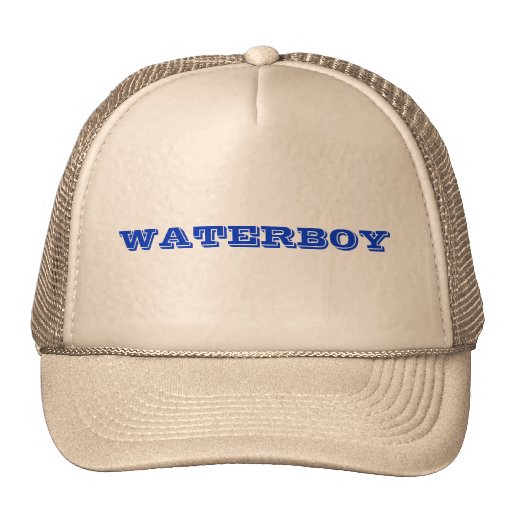 Waterboy hat. trucker hat Zazzle
