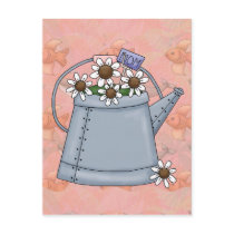 watercan_arrangement postcards by cutespot watercan_arrangement postcards