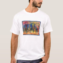 Watercolor Abstract Forest t-shirts by palette46 Watercolor Abstract Forest t-shirts