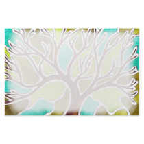 Watercolor and Pen & Ink Tree Custom Stationery