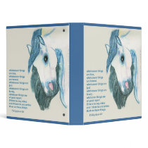 Watercolor Andalusian Head binders by starhorsepax Watercolor Andalusian Head binders