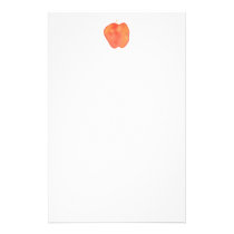 Watercolor Apple stationery