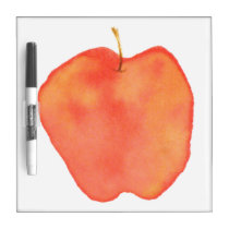 Watercolor Apple dry erase boards