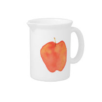 Watercolor Apple pitchers