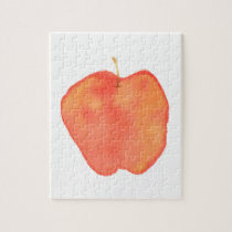 Watercolor Apple puzzles