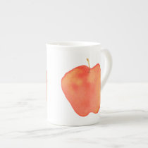 Watercolor Apple mugs
