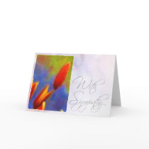 Watercolor Buds-Sympathy cards