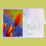 Watercolor Buds-TY cards