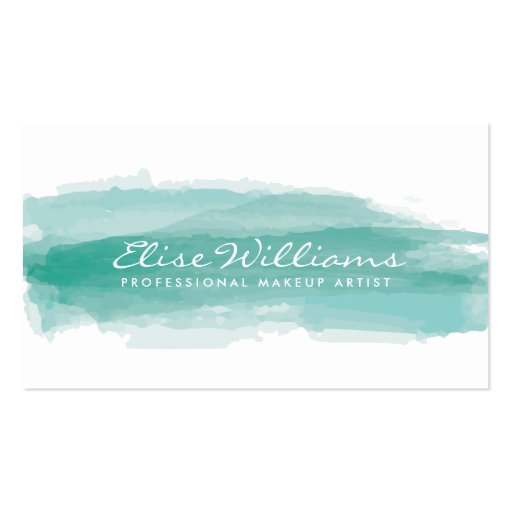 Watercolor Business Cards (front side)