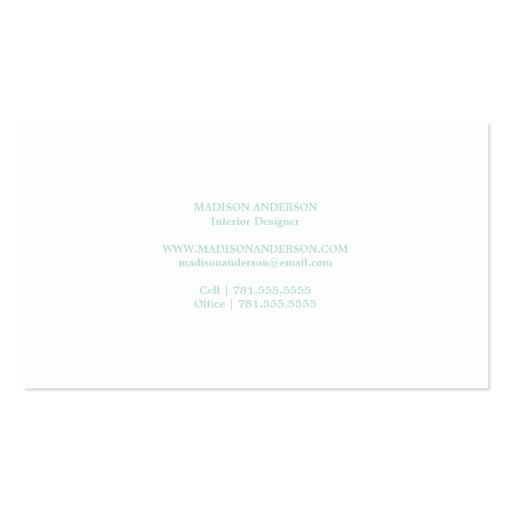 Watercolor | Business Cards (back side)