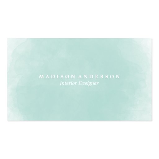 Watercolor | Business Cards (front side)