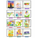 Watercolor Calendar t-shirts