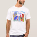 Watercolor city t-shirts by Superherodesign Watercolor city t-shirts