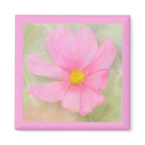 Watercolor Cosmos Magnet by MouseCottage Watercolor Cosmos Magnet