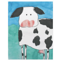 Watercolor Cow Letterhead