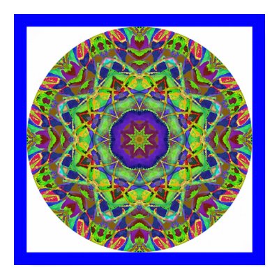 Watercolor Design Mandala Poster.3 by Acore48