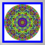 Watercolor Design Mandala Poster.3 posters