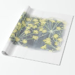 Watercolor Dill on White Large Wrapping Paper