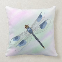 Watercolor Dragonfly American MoJo Pillow pillows