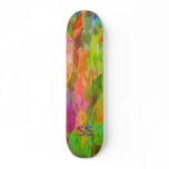 Watercolor Drip Skateboard