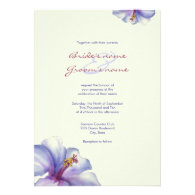 Watercolor Eco-friendly Wedding Invitations