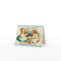 Watercolor Eggs Easter Greetings cards