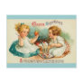 Watercolor Eggs Easter Greetings Post Card