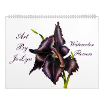 Watercolor Floral Calendar