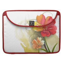 Watercolor Floral Macbook Pro Sleeve