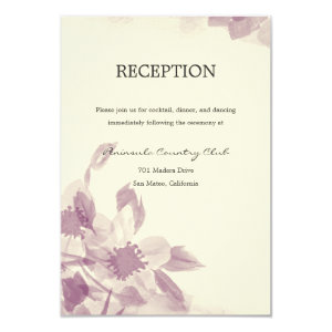 Watercolor Floral Wedding Invitation 3.5