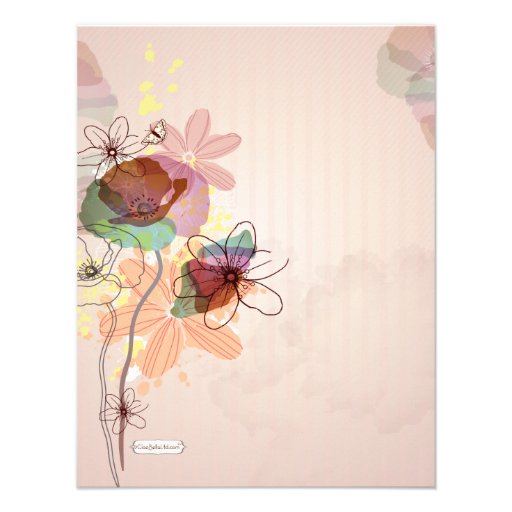 Watercolor Floral Wedding Shower Invite