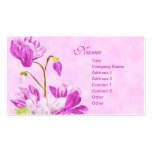 Watercolor Flowers Business Card
